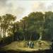 A Wooded Landscape with the Artist Sketching